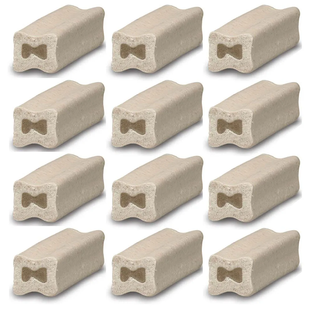 12 Pc Dog Chewable Treat Bone Bacon Biscuit Doggie Snack Puppy Pet Cookie 2.8oz