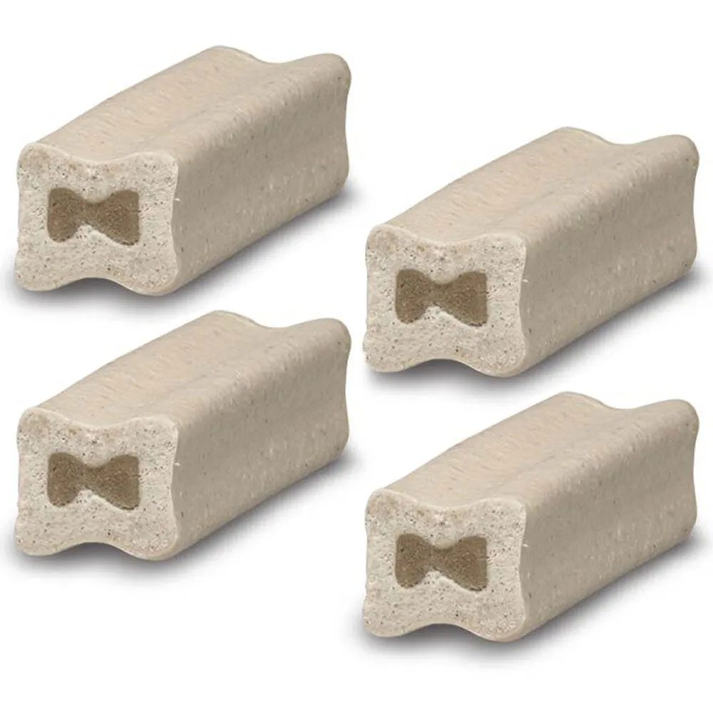 4 Bacon Flavor Bone Dog Treat Puppy Pet Filled Biscuit Doggie Snack Cookie 2.8oz