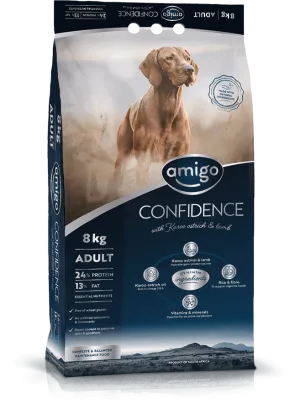 Amigo Confidence Adult 8kg (small bite kibble )