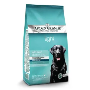 Arden Grange Light Dog Food with Chicken & Rice 12kg