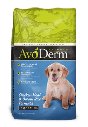 Avoderm Natural Puppy Chicken Meal and Brown Rice Formula Dry Dog Food