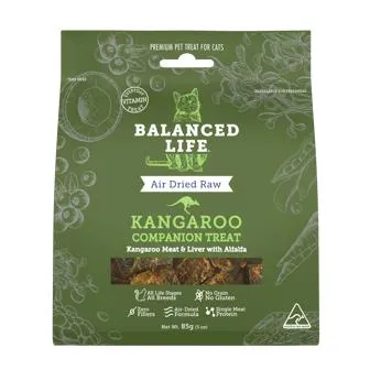 Balanced Life Kangaroo Companion Cat Treats 85g
