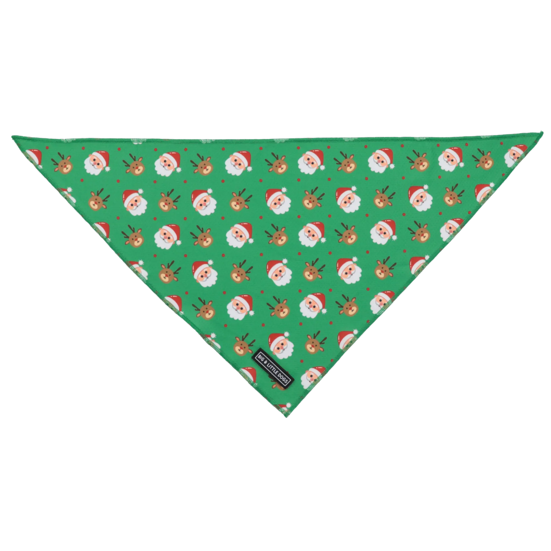 Big & Little Dogs Christmas Bandana - 'Deck the Paws'