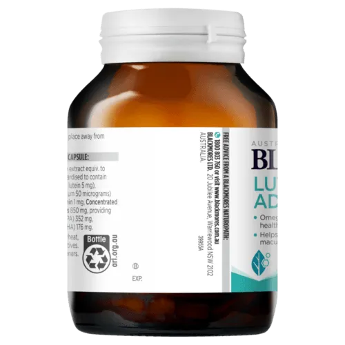 Blackmores Lutein Vision Advanced 60 Capsules