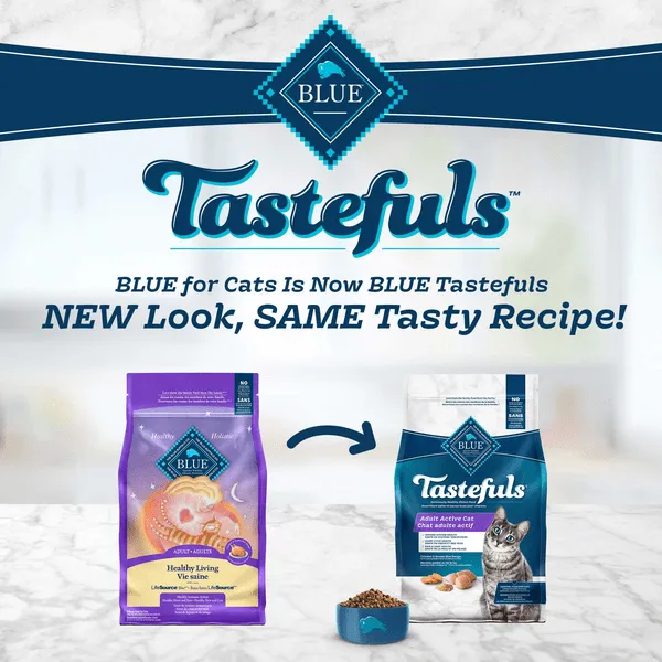 BLUE Tastefuls Healthy Living Chicken & Brown Rice Recipe Dry Cat Food