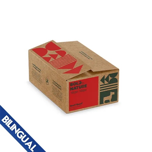 BOLD by NATURE Mega Beef Frozen Dog Food 24lb (48 x 8 oz Patties)