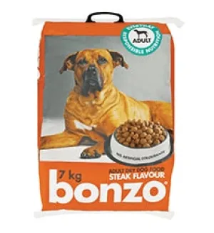 Bonzo Dog Food Steak 7kg