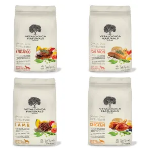 Bundle Pack of 4 x Vetalogica Naturals Adult Dog Food 3kg (MIXED)