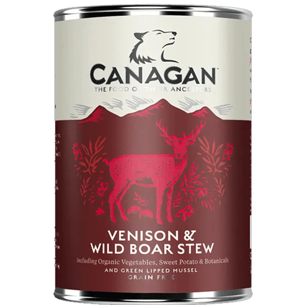 Canagan Venison & Wild Boar Stew Tin 400g