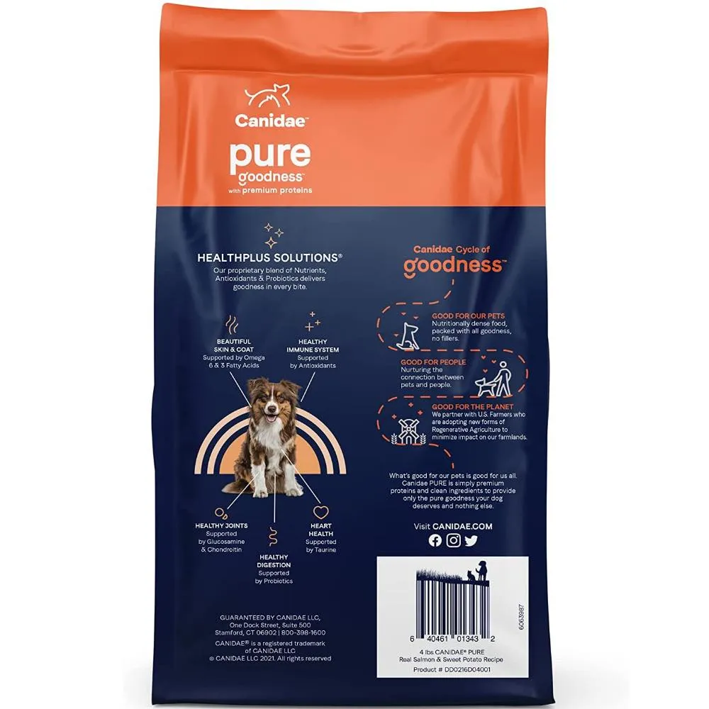 Canidae Grain-Free Pure Real Salmon & Sweet Potato Recipe Dry Dog Food