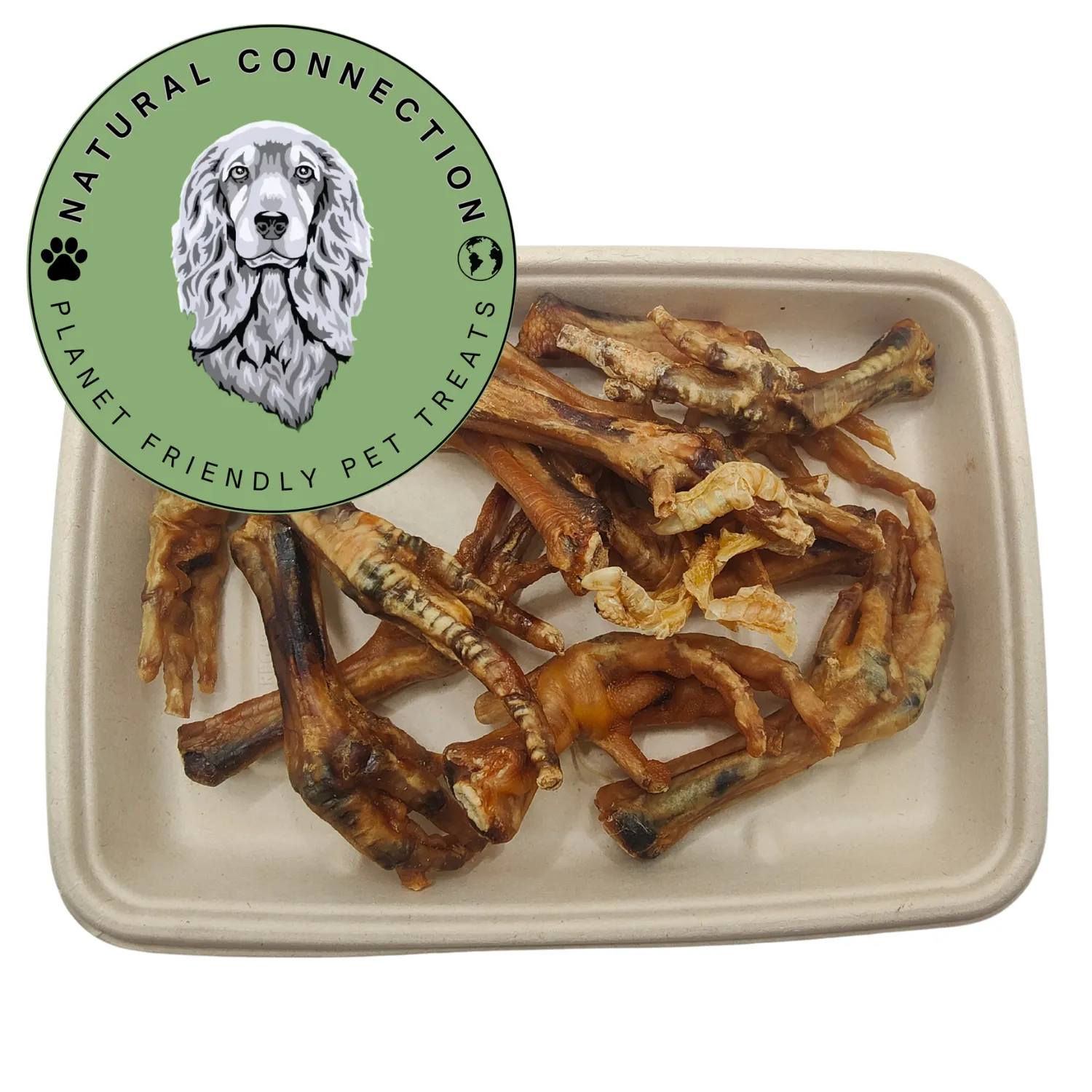 Chicken Feet | Crunchy Air Dried Dog Treats by Natural Connection