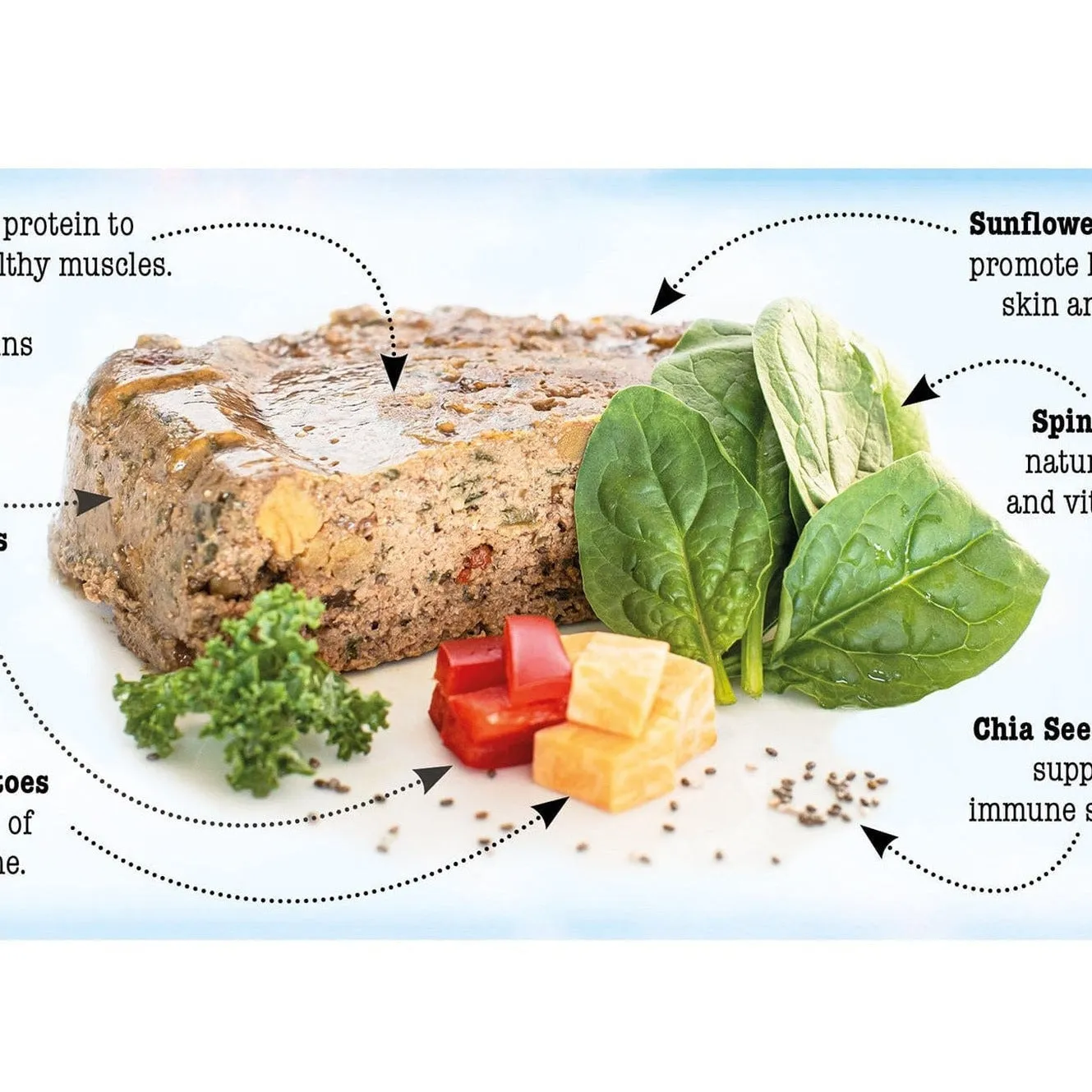 Chicken with Spinach,Sweet Potato and Peppers 7x390g /Little BigPaw
