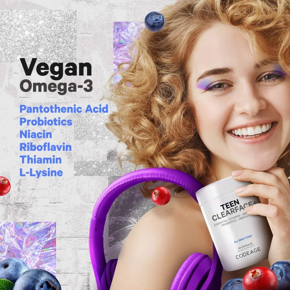 Codeage Teen Clearface  Multivitamin