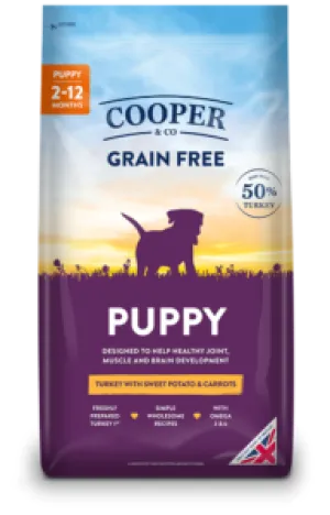 Cooper & Co. Grain Free Puppy Turkey with Sweet Potato & Carrots