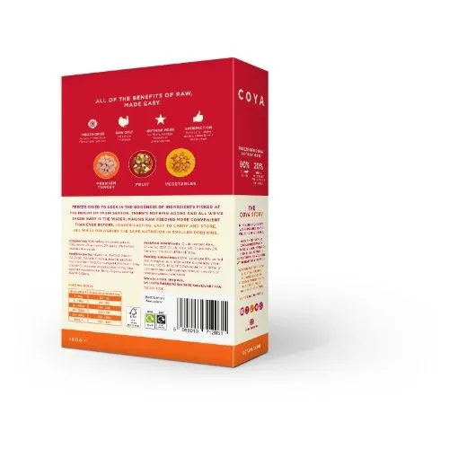 Coya Adult Freeze Dried Dog Food Turkey 150g