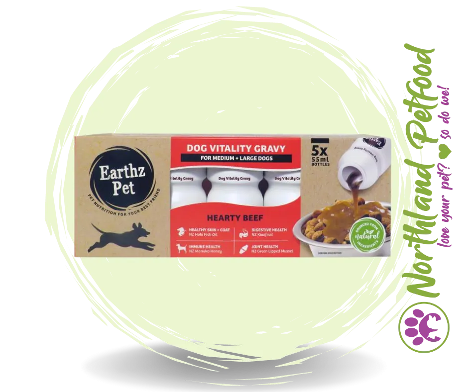 Earthz Pet Dog Vitality Gravy Beef 50ml x 5
