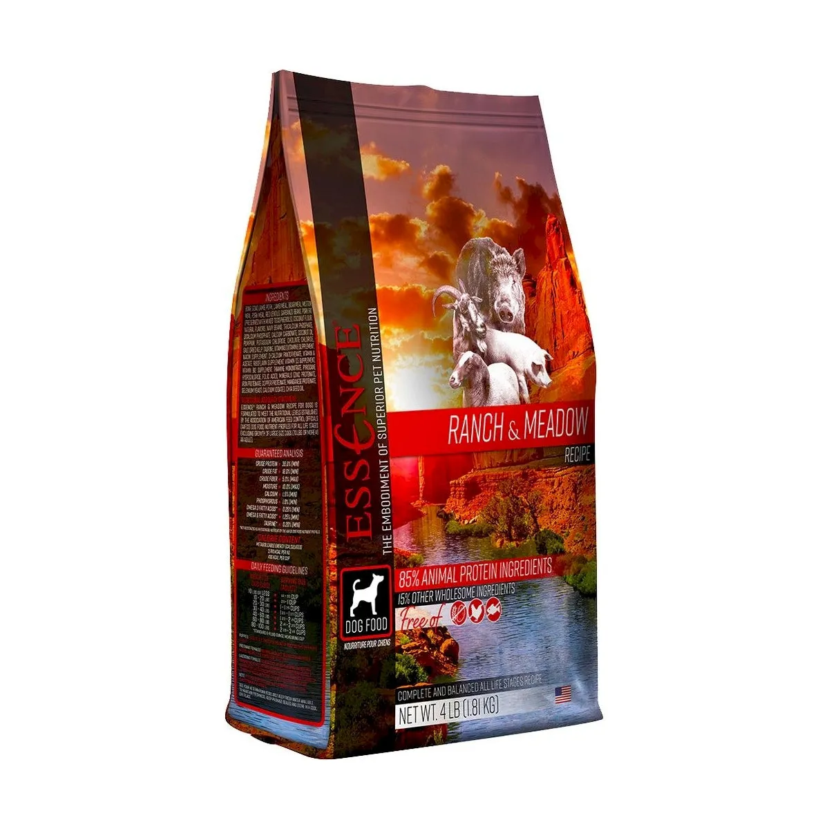 Essence Ranch & Meadow Dog Food 25lb