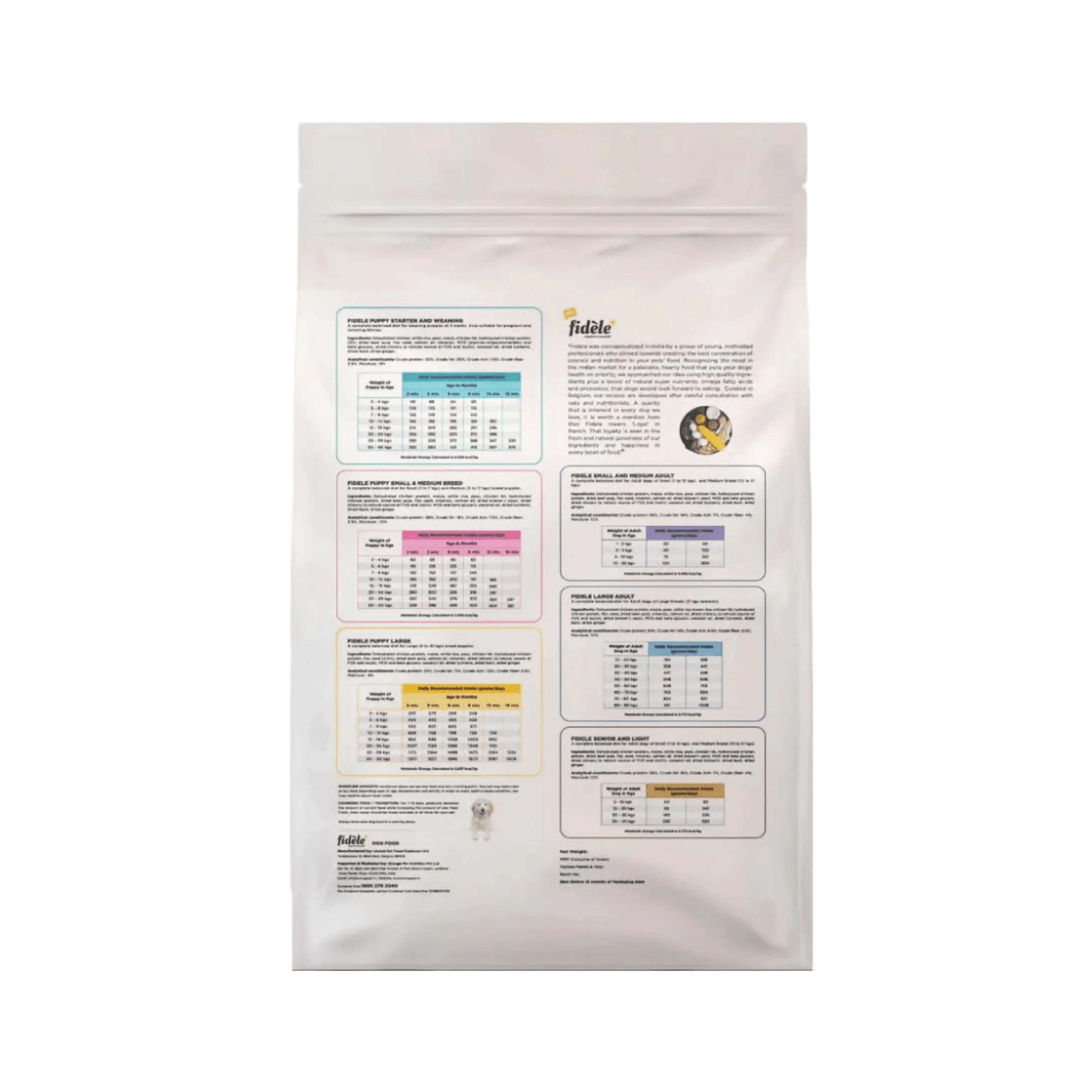 FIDELE PLUS PUPPY SMALL & MEDIUM DRY FOOD (L)
