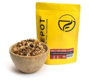 Firepot Chilli Con Carne and Rice