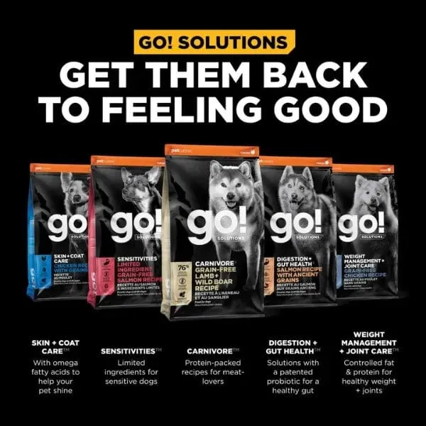 Go! Solutions Carnivore Grain-Free Lamb & Wild Boar Recipe Dry Dog Food