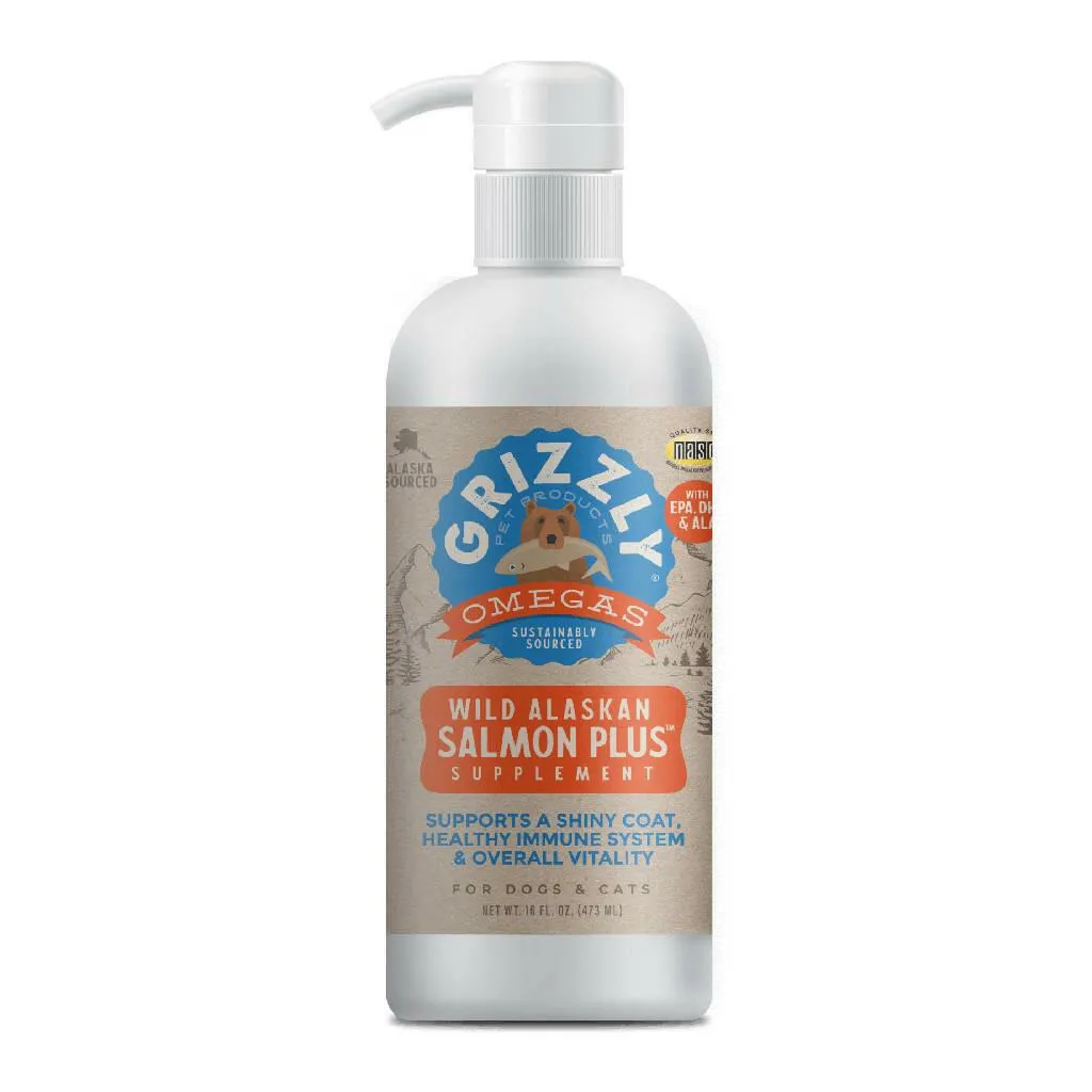 Grizzly Salmon Oil Omega Plus Supplement For Dogs