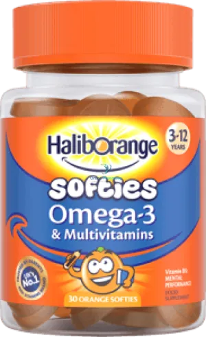 Haliborange Omega-3 Softies - 30 Chewable Softies