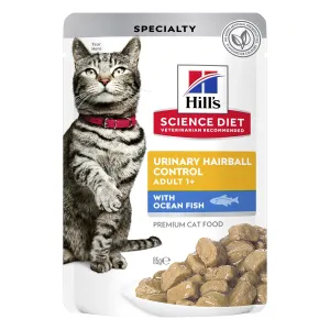 Hill's Science Diet Ocean Fish Urinary Hairball Control Adult Wet Cat Food