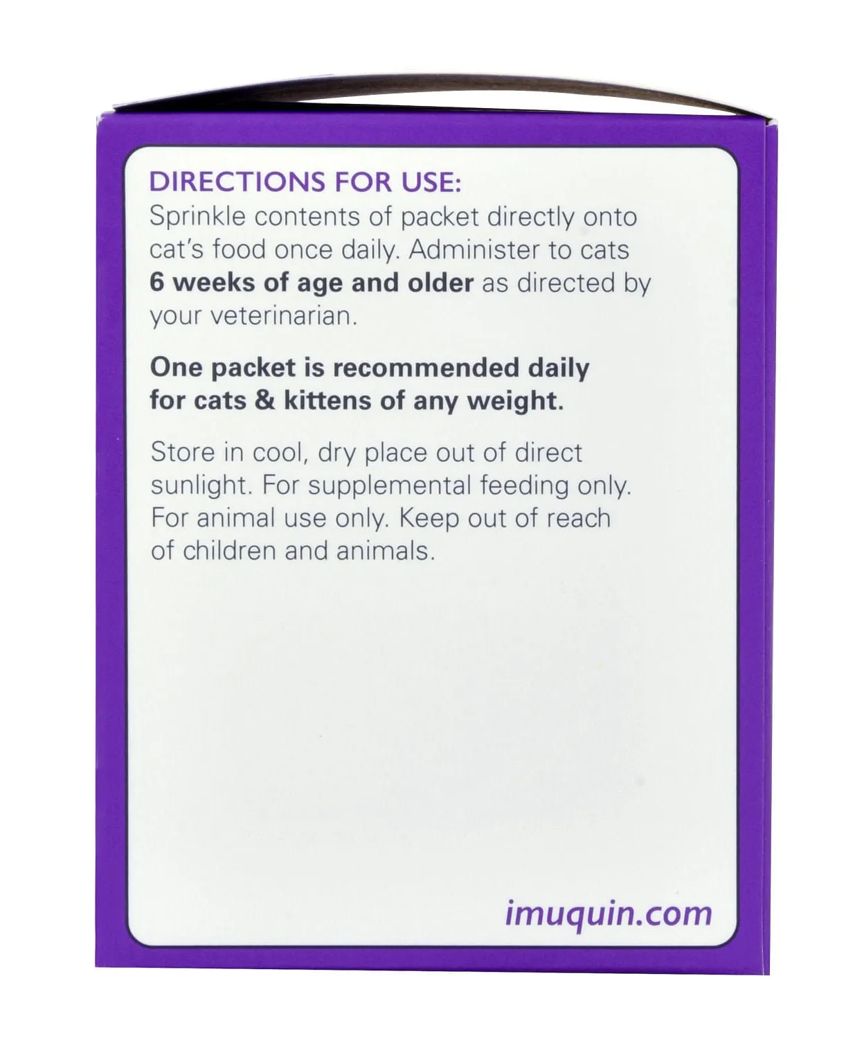 Imuquin Cat & Kitten Immune Health Supplement Powder, 30 ct