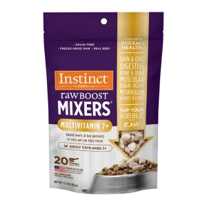 Instinct Raw Boost Mixers Multivitamin For Adults Ages 7  Freeze-Dried 5.5-oz, Cat Food Topper