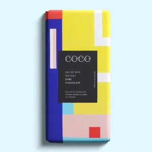Isle of Skye Sea Salt Dark Chocolate Bar (80g)