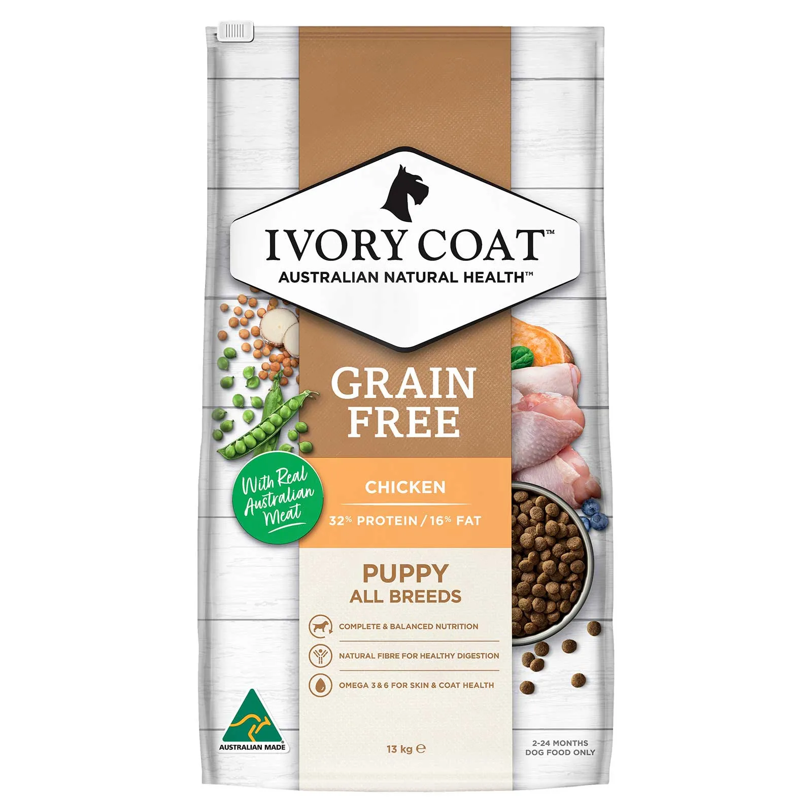 Ivory Coat Grain Free Dog Food Puppy Chicken