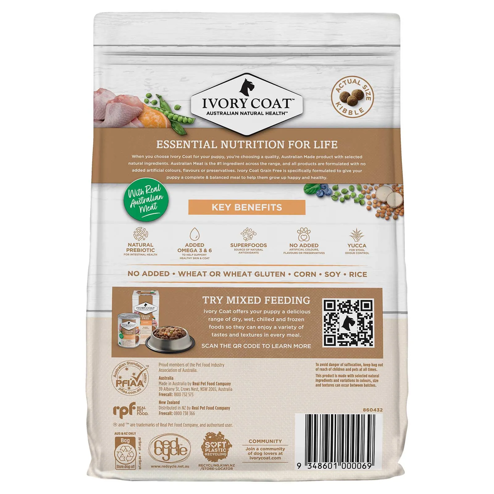 Ivory Coat Grain Free Dog Food Puppy Chicken