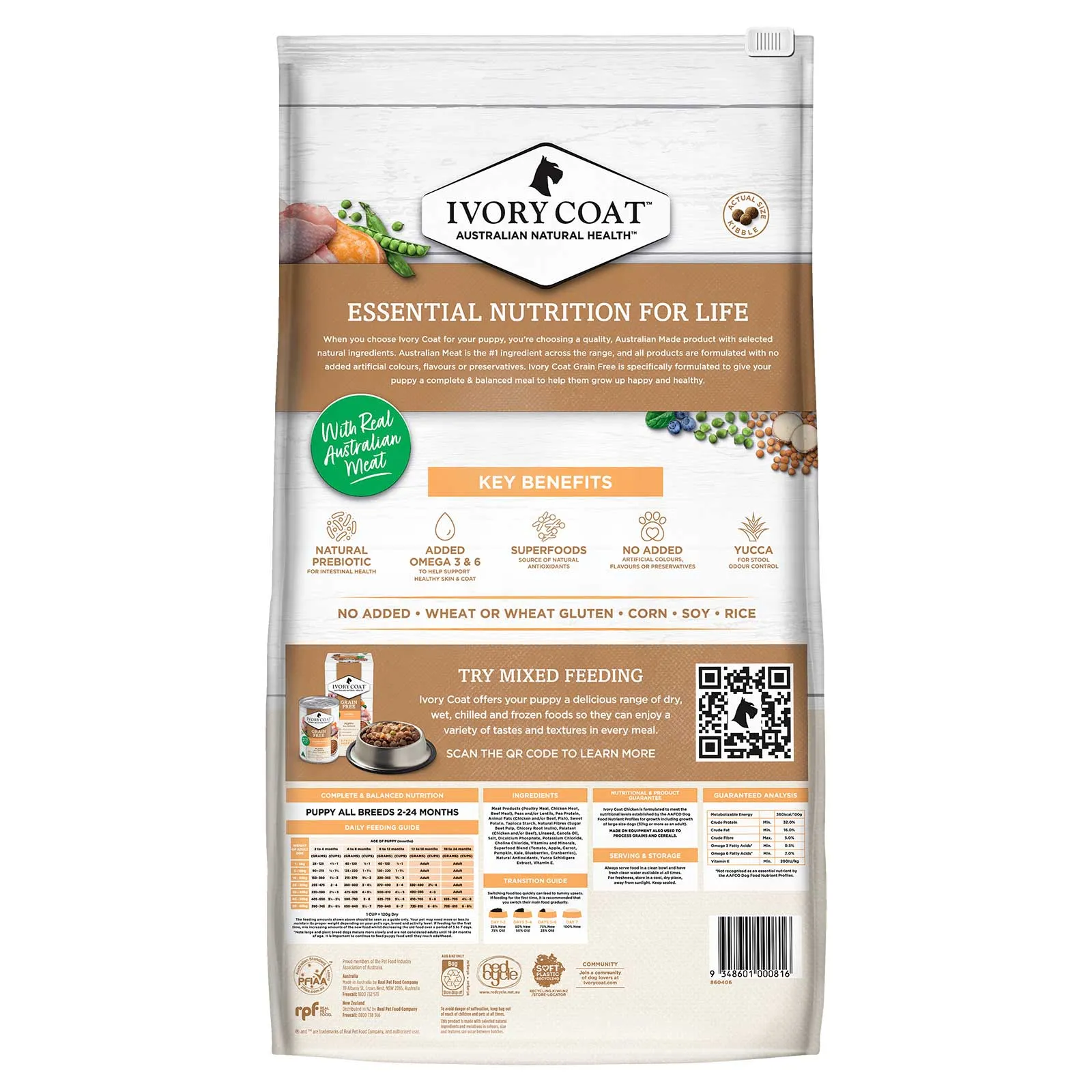 Ivory Coat Grain Free Dog Food Puppy Chicken