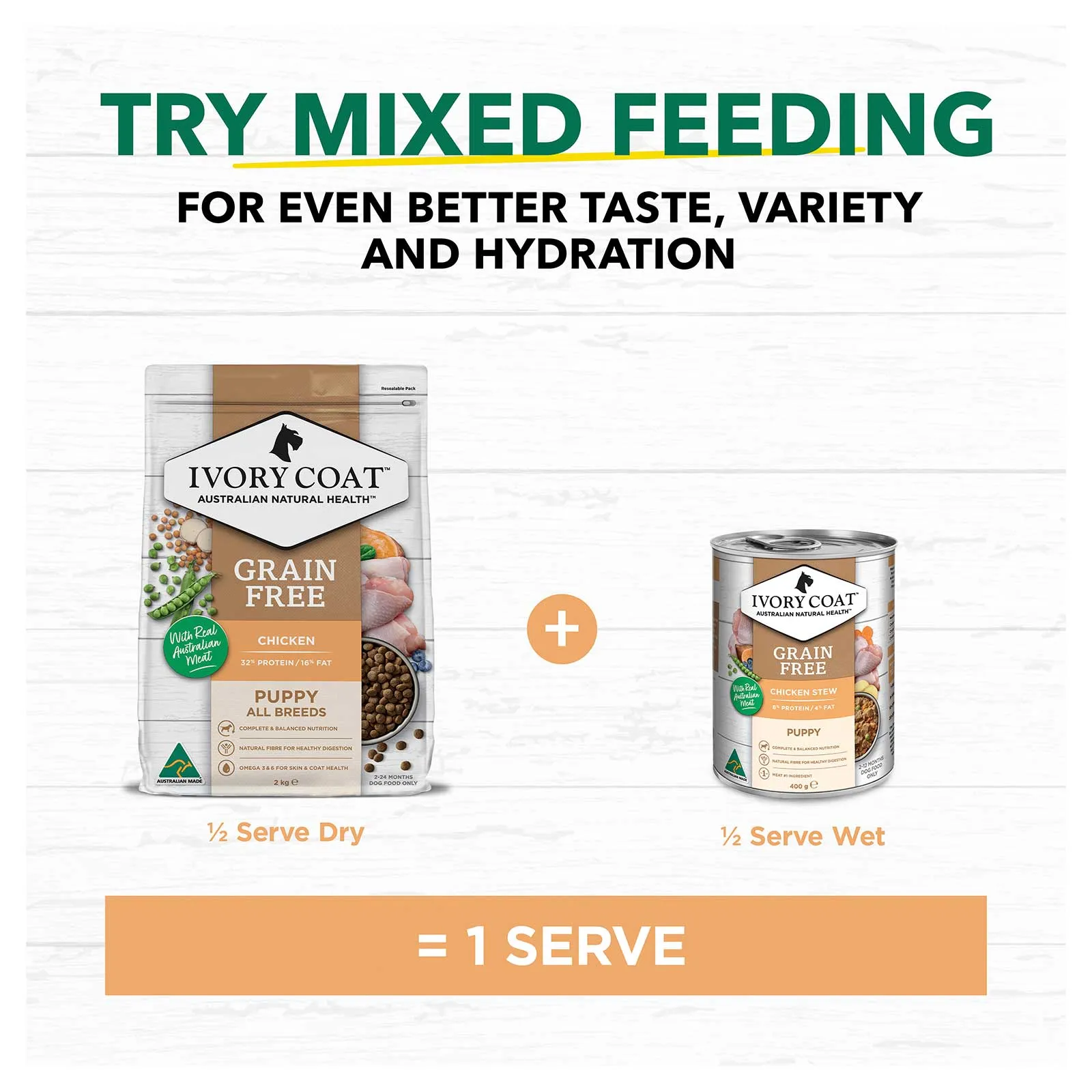 Ivory Coat Grain Free Dog Food Puppy Chicken