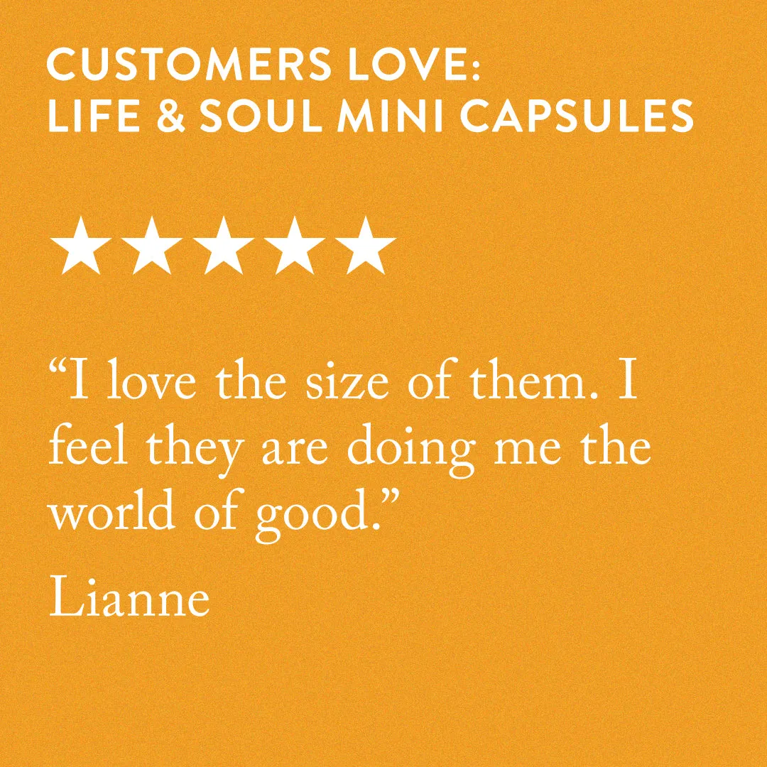 Life & Soul Omega-3 Fish Oil Mini Capsules