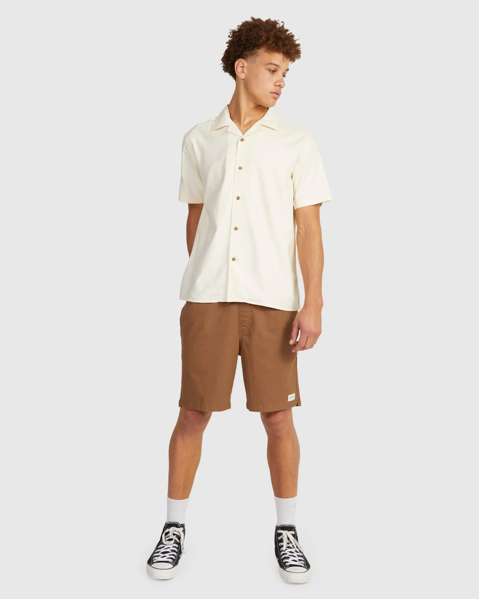 MENS TWILL DOGS SHORTS