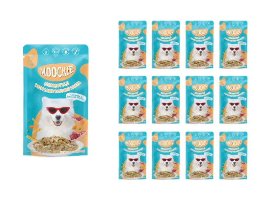 MOOCHIE HOMESTYLE WITH LAMB & PASTA 120gX12 POUCHS