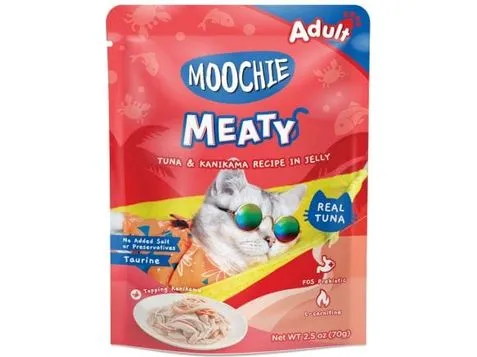 MOOCHIE TUNA & KANIKAMA RECIPE IN JELLY 70gX12 POUCHS