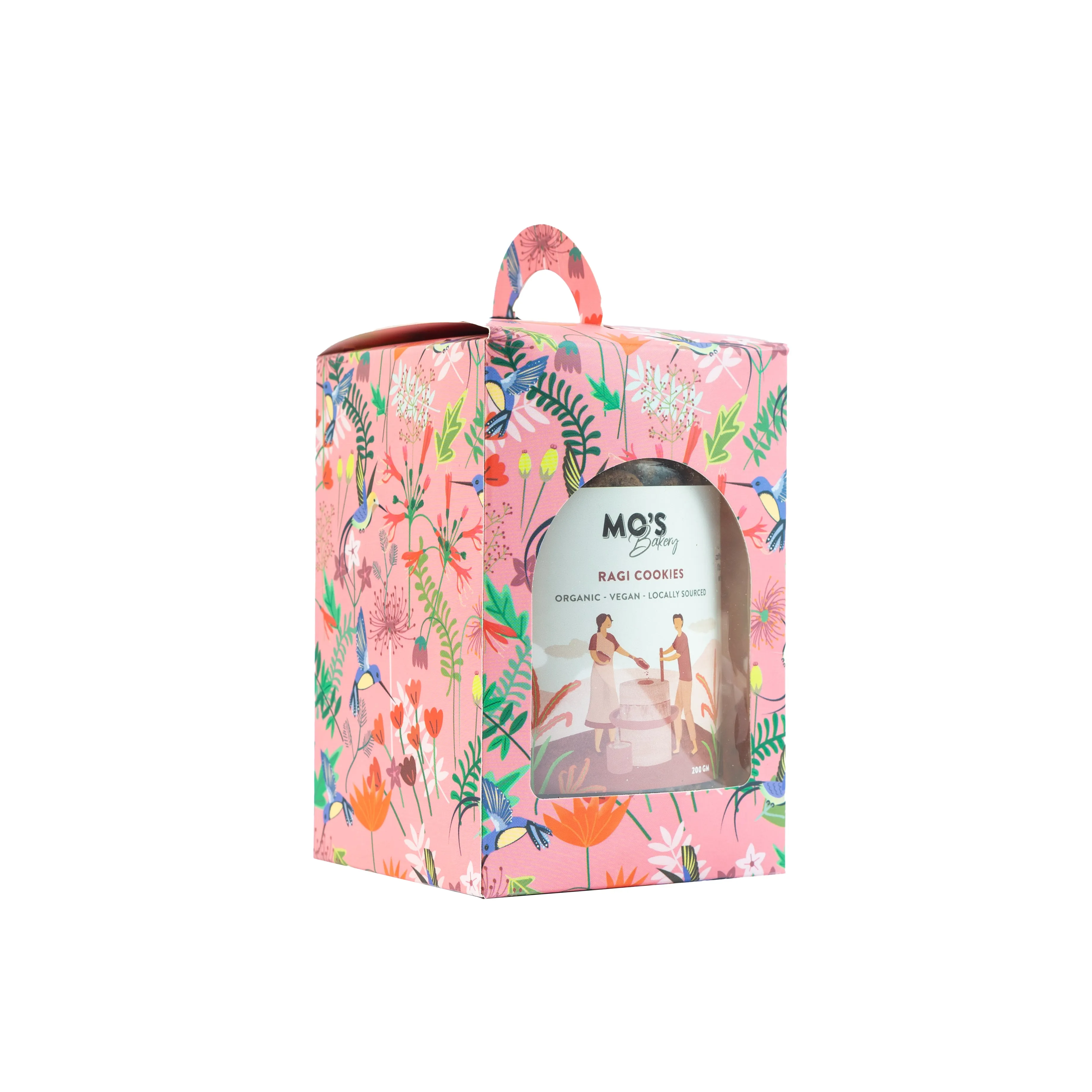 Mo's Bakery Premium Pink Gift Box| Ragi cookies