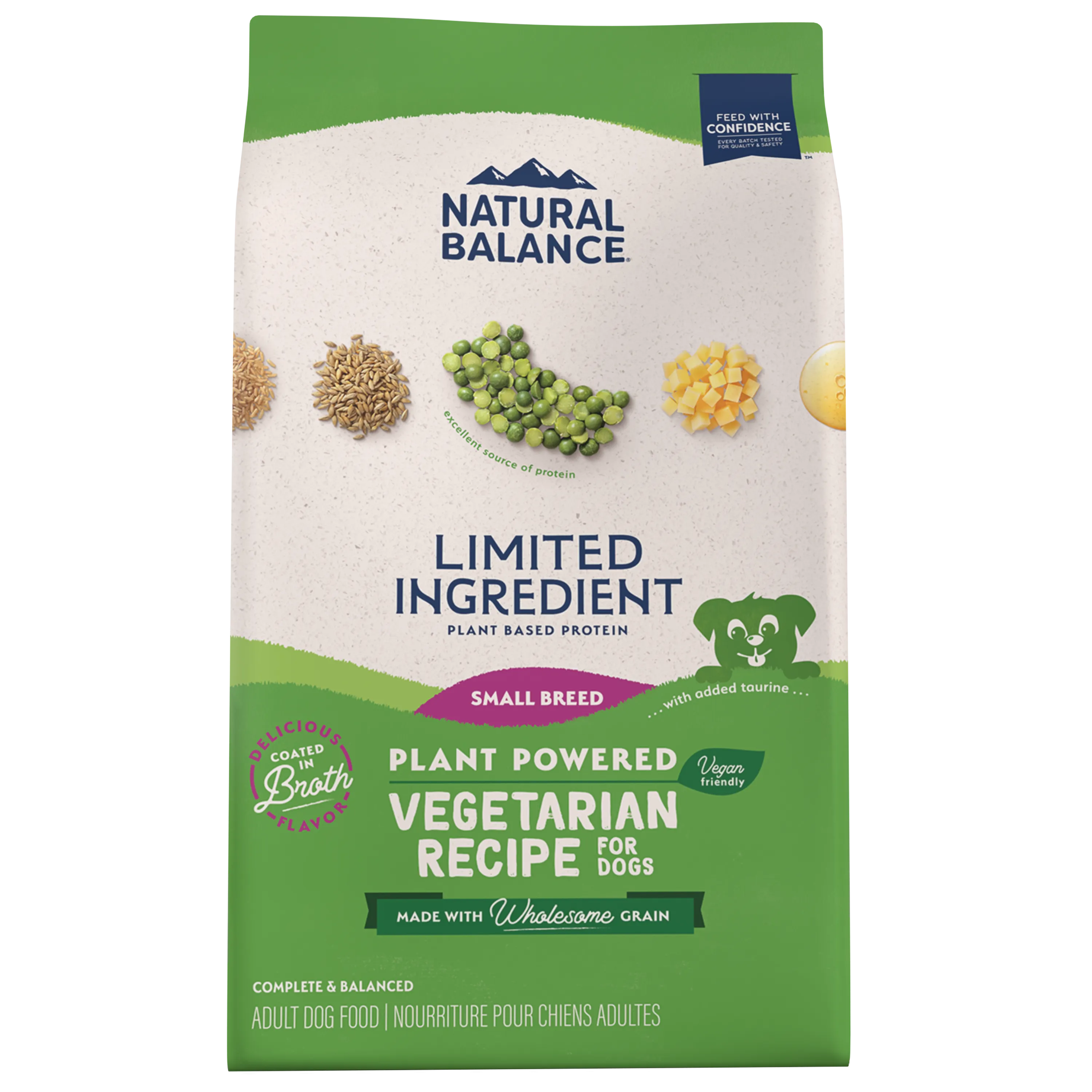 Natural Balance® Limited Ingredient Vegetarian Small Breed Recipe with Vegetable Broth Coating  Dry Dog Food