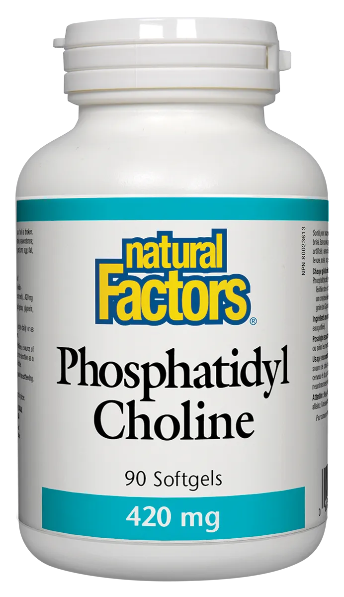 Natural Factors Phosphatidyl Choline (420 mg) (90 Soft Gels)