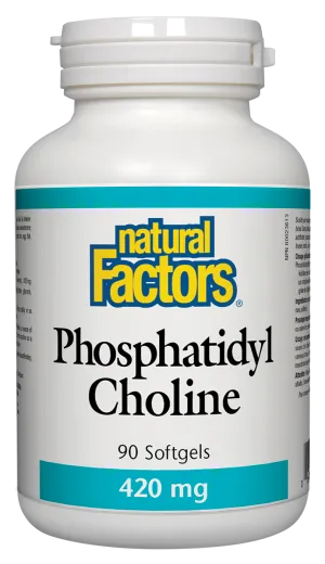 Natural Factors Phosphatidyl Choline (420 mg) (90 Soft Gels)