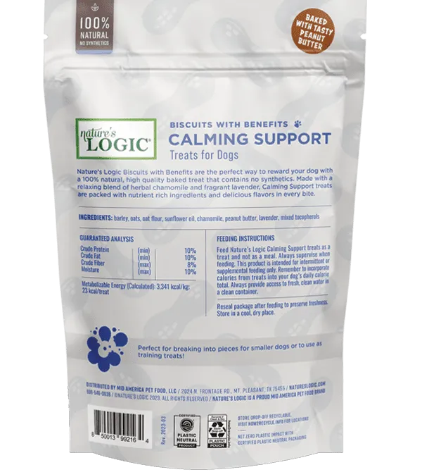 Nature's Logic Calming Support Treats for Dogs