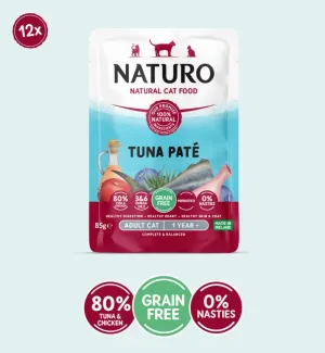 Naturo | Wet Cat Food | Tuna Pate Pouch - 85g