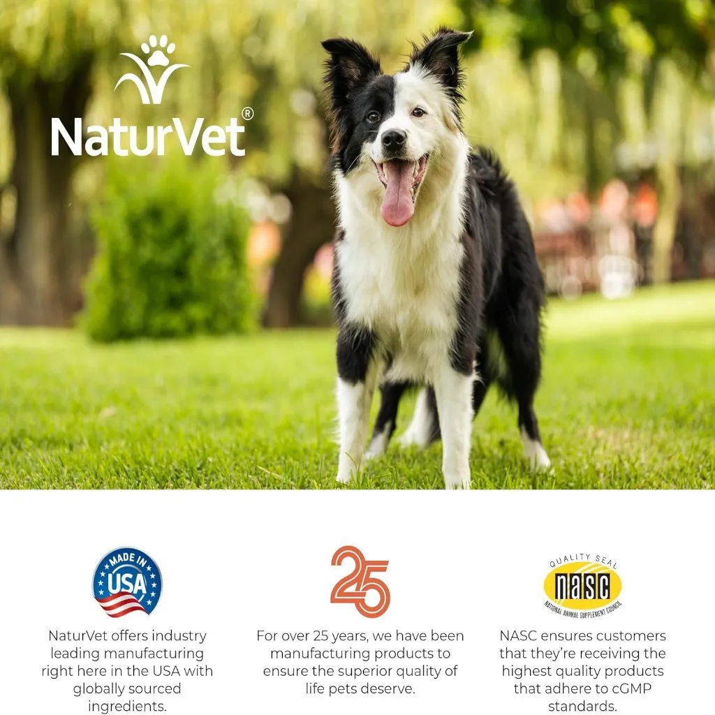 NaturVet Digestive Enzymes Soft Chews Daily Digestive Support with Pre & Probiotic for Dogs, 70 count