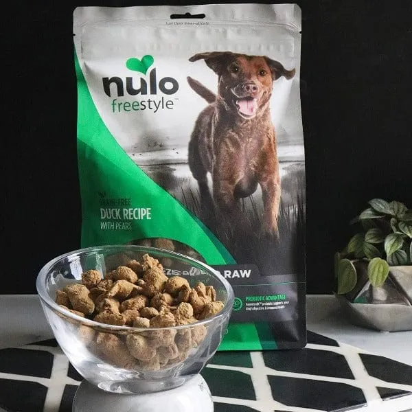 Nulo Freestyle Duck Recipe with Pears Freeze-Dried Raw Dog Food