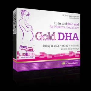 Olimp Gold Dha & Folic Acid Caps 30S Caplet 600/400 Mg 30 PC