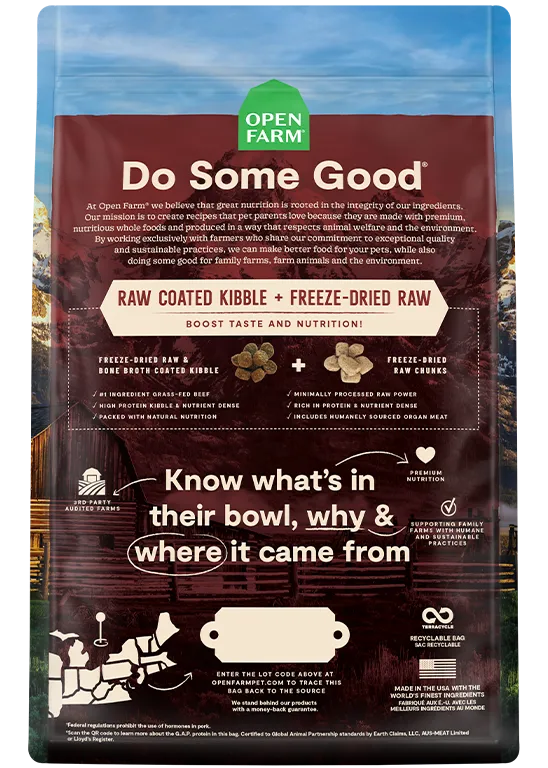 Open Farm for Dogs - RawMix Front Range with Ancient Grains Dry Dog Food