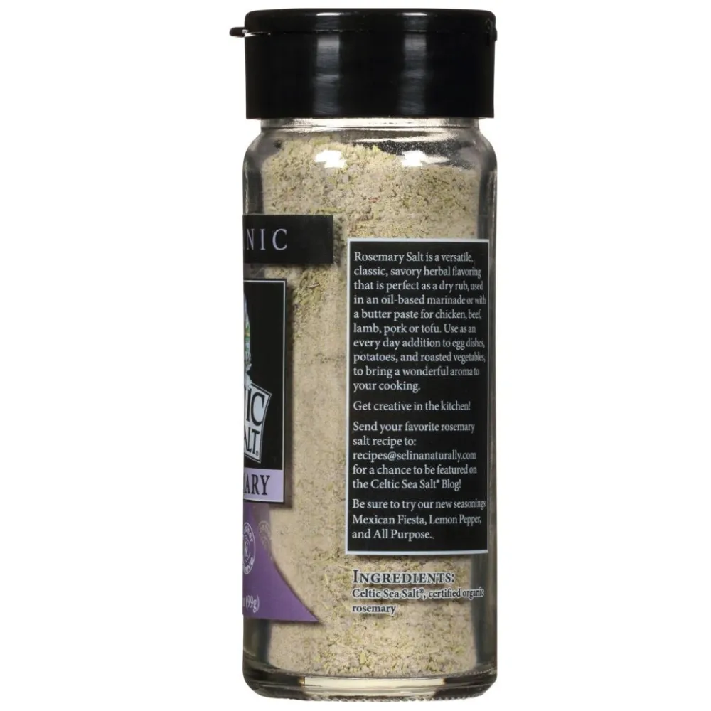Organic Rosemary Seasoned Celtic Sea Salt Blend