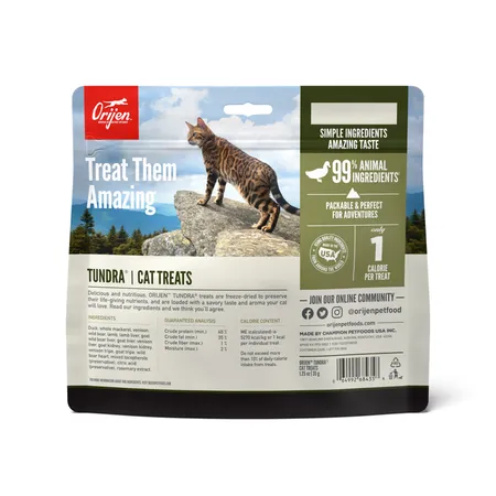 ORIJEN Grain Free Freeze Dried Tundra Cat Treats